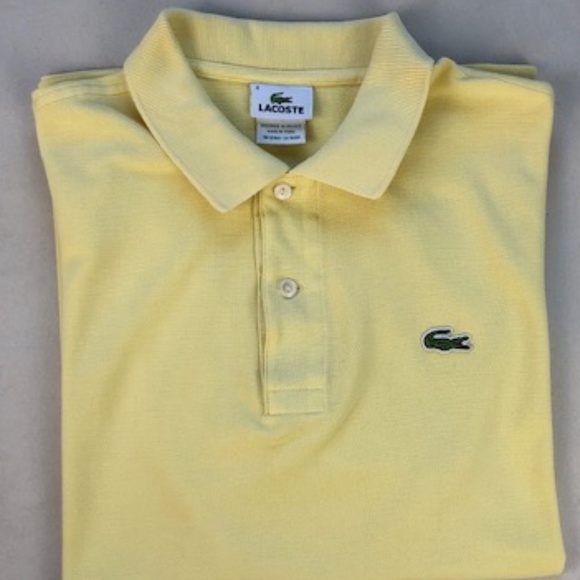 Lacoste Other - Lacoste: Yellow Polo T-shirt Sleeveless Sz M(4)